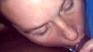 white slut cheats on husband with interracial fun 😈