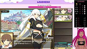 Vtuber Lewdneko dives into Evenicle Part 3 with steamy hentai scenes.