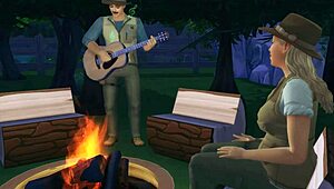 Intriguing Camping Outdoor Fun with Bareback Riding