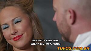 Two Hot European Maidens Giving Blowjob In Cinderella Parody Porn Part 4!