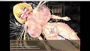 The slave says, 'I'm shameful in this outdoor arena.'