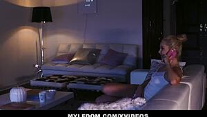 hooded stranger subtly dominates aaliyah love's milf pussy