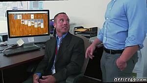 Man intensely fucks young boy, turning him gay in hot sex!