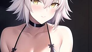 Hentai joi - jeanne darc humiliates you with femdom cucking and quickshot