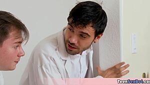 cute skinny stepsis joins us for a naughty study session with unlimited fun