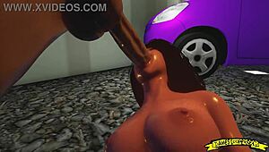 Give me that big monster cock in the parking lot, she begs.