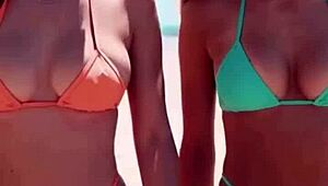 boutinela's multi-colored bikini compilation 2
