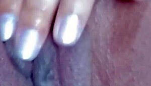 Teen Masturbates with Chain for Intense Orgasm in BDSM Session.