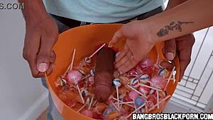 black nurse costume girl, wanna collect more than candies at this house tonight?