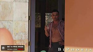 hottest banging with sexy bi-couples at biphoria mmf