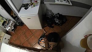 Damn! Hijastra Craves That DILF Cock with Wild Sucking and Fucking! Redhead Takes a Messy Facial!