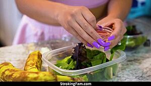 Blonde stepsis Indica Monroe seduces stepbro Peter Green for a wild fuck