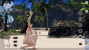 Hey, Look at Nyotengu Teasing Naked on Bed in Close-Up Anime Action! Wanna Join?