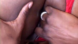 Intriguing Fat Wet Black Pussy Scene