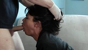 Asian Babe Dana Vespoli Enjoys Hardcore Threesome with Two White Cocks.