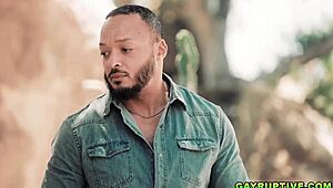 Dillon Diaz feels intense pleasure bursting cum in interracial orgy.