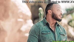 Dillon Diaz feels intense pleasure bursting cum in interracial orgy.