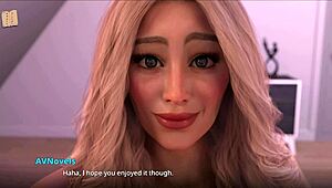 sexy petite 18+ blonde pops in naked for game with big tits