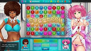 HuniePop 2 Double Date Episode 1: Big Tits And Ass Threesome