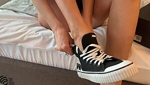 I Bought Shoes To Show Off My Sexy Milf Legs.