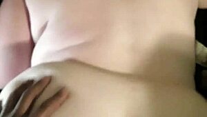 Early morning interracial backshots with big black cock on fat bbw.