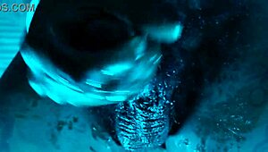 Worshipping big black hairy cock in Dr. Manhattan parody