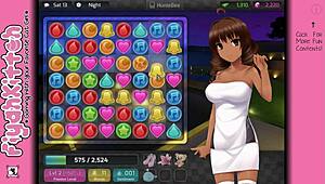 Enjoying chocolate in HuniePop female walkthrough 14