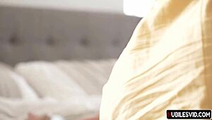 Youngger stepmommy slimthick vic teach her stepson to be a man