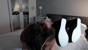 Secretvictoria Fucks And Sucks Him In High Heel Wedges!