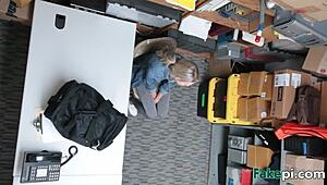 Slim Blonde Babe's Emotional Exposure of Butterfly Tattoo and Gaping Pussy