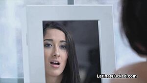 Tall Big Tit Latina Drilled Hard in Sexy Stockings