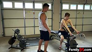 My little 18+ step brother looks sexier than ever. I want to fuck him in the gym.