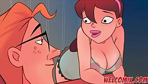 forbidden movie in the living room - the naughty home animation