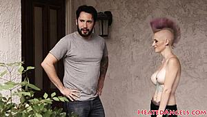 cum tasting punk beauty gets anally drilled hard.