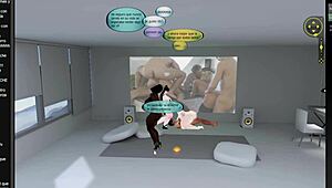 family party turns into holiday sex with transsexual