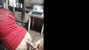 Incredible big cock fucks stepsister hard on new year's eve!