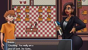 demon deals marking big ass teacher with monster cock?