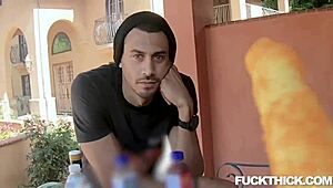 Sophia leone rides big cock in pov cowgirl scene