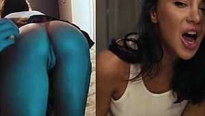 bad girl katrin tequila gets spanked and gets horny before sex