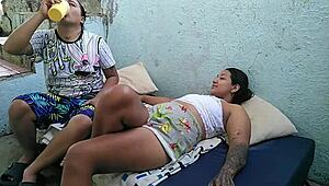 It's a nice day and nothing better than enjoying good sex outdoors with my friend's slut