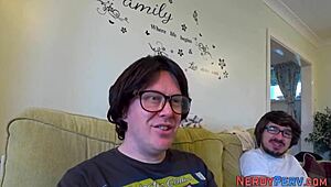 leeds geek sucked by big brit beauty - first time amateurs tricked into high definition reality.