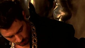 The king commands his courtesans for intense anal orgy sessions.