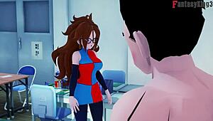 Dragon Ball Zex: Android 21 Traps Gohan