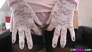 Euro teen 18+ager gets fingered in amateur video