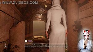 Croft Adventures Ep 7 - Lara offers her tight asshole for wild group banging