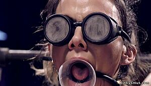 sub in bondage backbend 😩