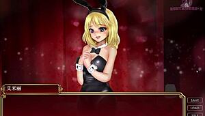 In this anime game, the bunny girl makes me cum quickly.