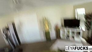 leya falcon takes big black cock in every hole 😈