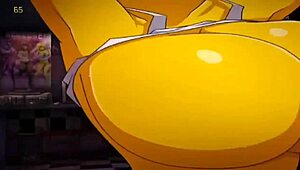 chica shows off her big tits and boobs 😍