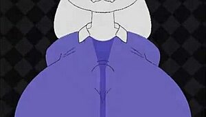 Teacher Toriel From Deltarune Faces A Challenging Game Scenario With Big Tits And Monster Cock Elements